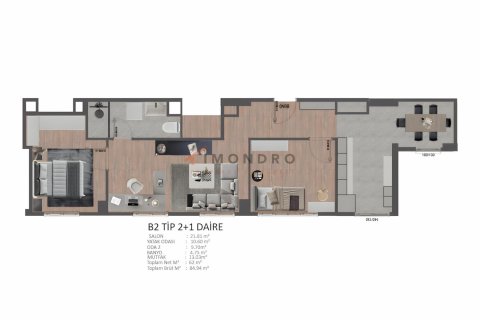 1+1 Wohnung in Istanbul, Türkei Nr. 193556 - 29