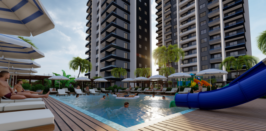 Квартира  3-х ком. в Мерсине, Турция №186399