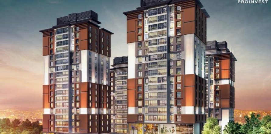 Квартира  3-х ком. в Стамбуле, Турция №186356