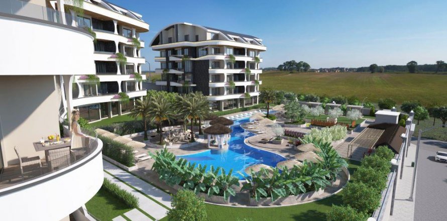 Квартира  2-х ком. в Оба, Анталья, Турция №191674