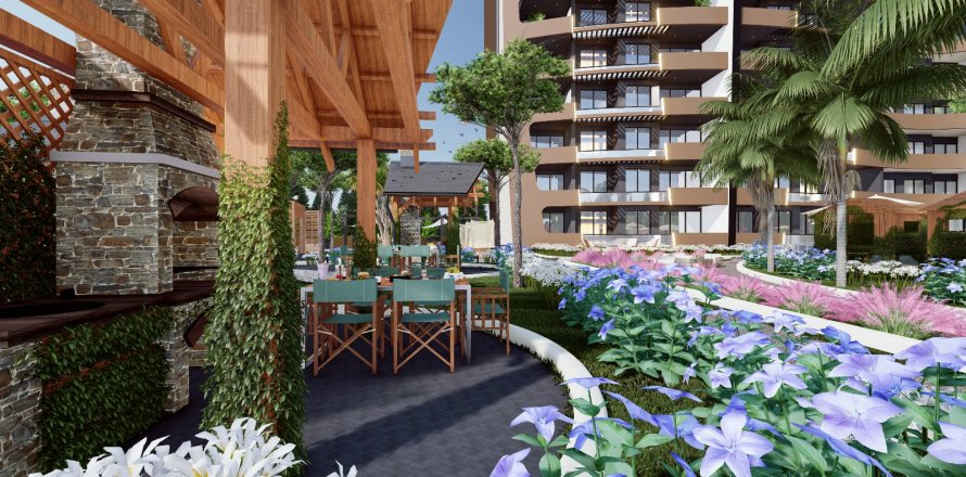 آپارتمان در  Mersin ، ترکیه 2 خوابه ، 75 متر مربع.  شماره 185738