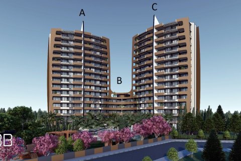 آپارتمان در  Mersin ، ترکیه 2 خوابه ، 75 متر مربع.  شماره 185738 - 2