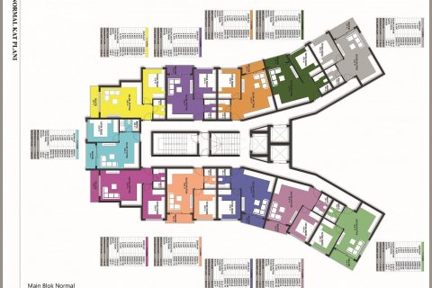 Продажа квартиры  в Аланье, Анталье, Турция 2+1, 110м2, №188896 – фото 27