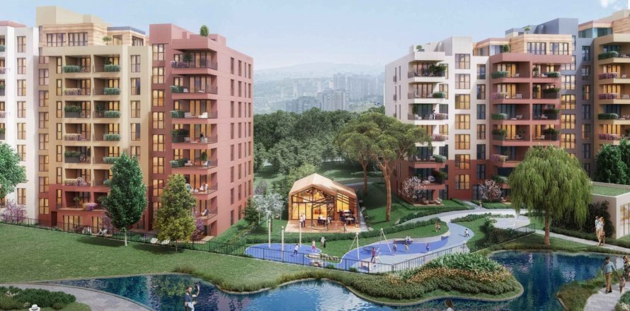 آپارتمان در  Istanbul ، ترکیه 2 خوابه ، 96 متر مربع.  شماره 188899