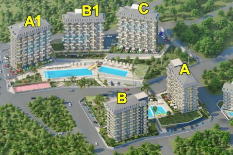 آپارتمان در  Alanya ، امارات متحده عربی 4 خوابه ، 150 متر مربع.  شماره 185522 - 17