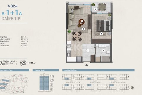 Продажа квартиры в Стамбуле, Турция 3+1, 200м2, №187059 – фото 22
