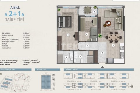Продажа квартиры в Стамбуле, Турция 3+1, 200м2, №187059 – фото 24