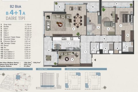 1+1 Leilighet  i Istanbul, Tyrkia Nr. 187055 - 30
