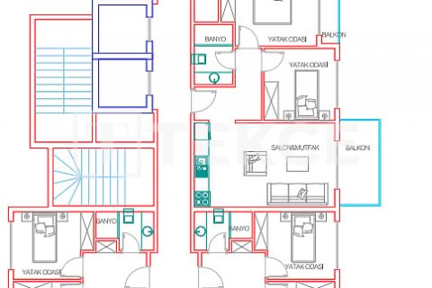 Продажа пентхауса  в Аланье, Анталье, Турция 3+1, 150м2, №191207 – фото 26