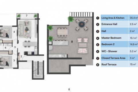 Wohnung in Famagusta, Nr. 210914 - 12