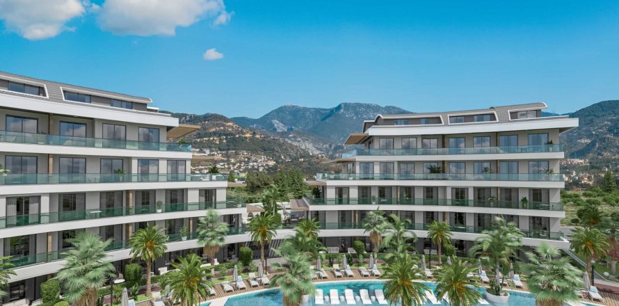 1+1 Leilighet  i Alanya, Antalya, Tyrkia Nr. 185789
