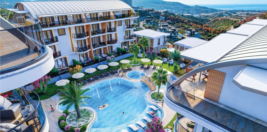 Квартира  1+1 в Аланье, Анталья, Турция №185790