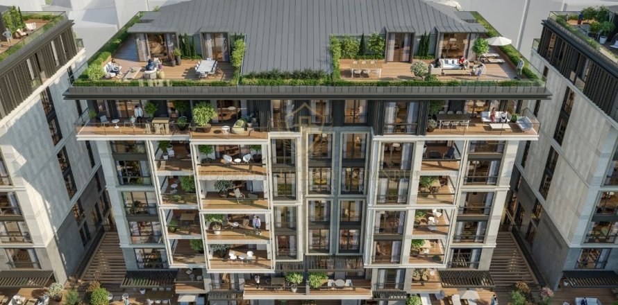 1+1 Leilighet  i Besiktas, Istanbul, Tyrkia Nr. 193679