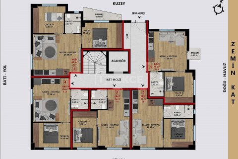 Penthouse for sale  in Antalya, Turkey, 2 bedrooms, 85m2, No. 193672 – photo 6