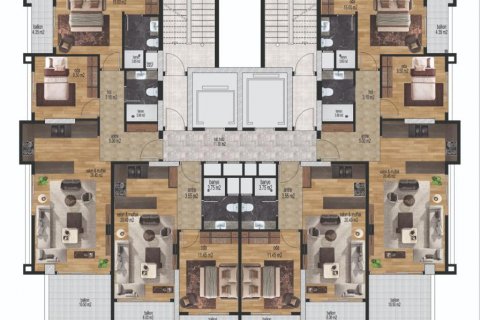 Lejlighed  i Mersin, Tyrkiet Nr. 185972 - 22