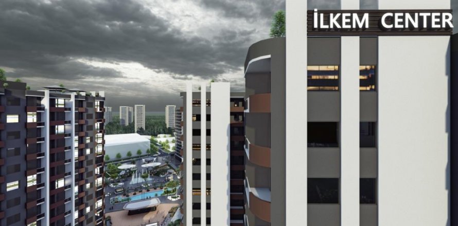 Квартира  3-х ком. в Мерсине, Турция №185992