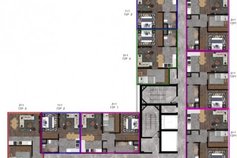 Продажа квартиры  в Стамбуле, Турция 3 комн., 95м2, №186192 – фото 16