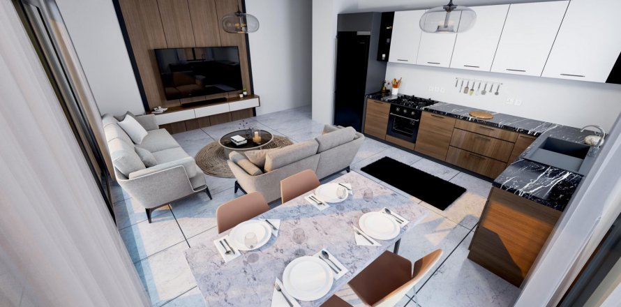 2+1 Lejlighed i Uzun 36 City, Famagusta,  Nr. 188185