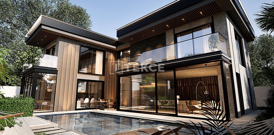 4+1 Villa  i Fethiye, Mugla, Turkiet Nr. 184167