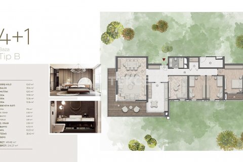 4+1 Lejlighed  i Ankara, Tyrkiet Nr. 184170 - 27