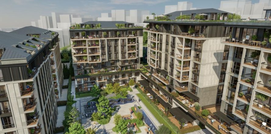 آپارتمان در  Istanbul ، امارات متحده عربی 200 متر مربع.  شماره 186044