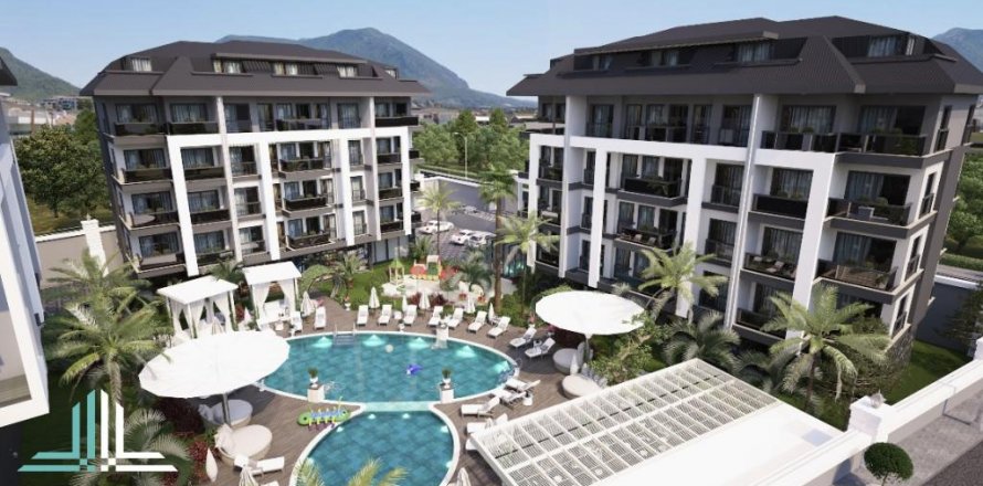 Квартира  2-х ком. в Аланье, Анталья, Турция №186257