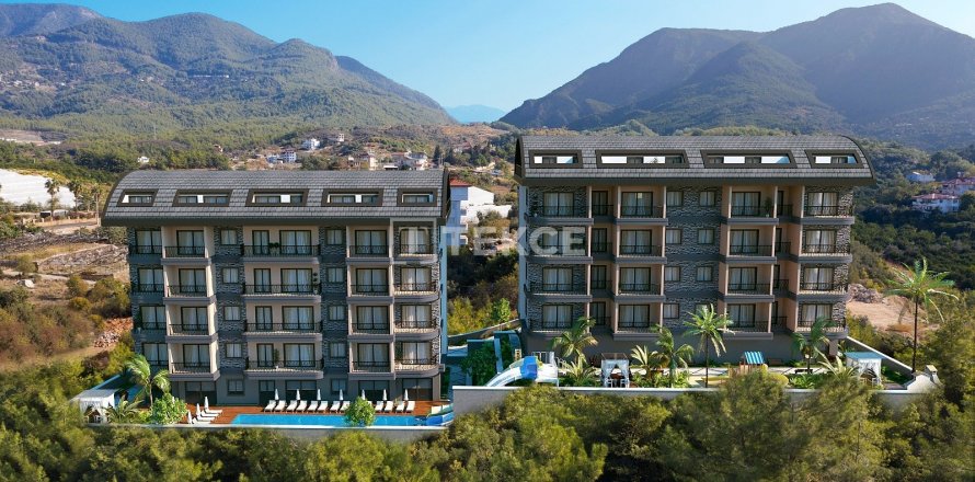 2+1 Penthouse  i Alanya, Antalya, Tyrkiet Nr. 178427