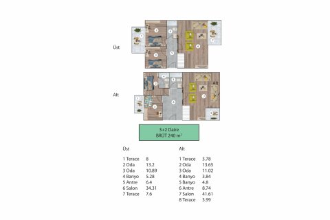 Продажа квартиры  в Бейликдюзю, Стамбуле, Турция 3 комн., 90м2, №175791 – фото 30