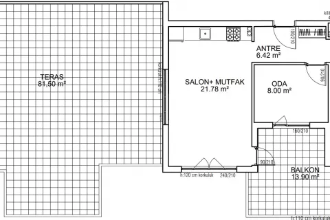 Daire  2+1  Aksu, Antalya, Türkiye №183215 - 29
