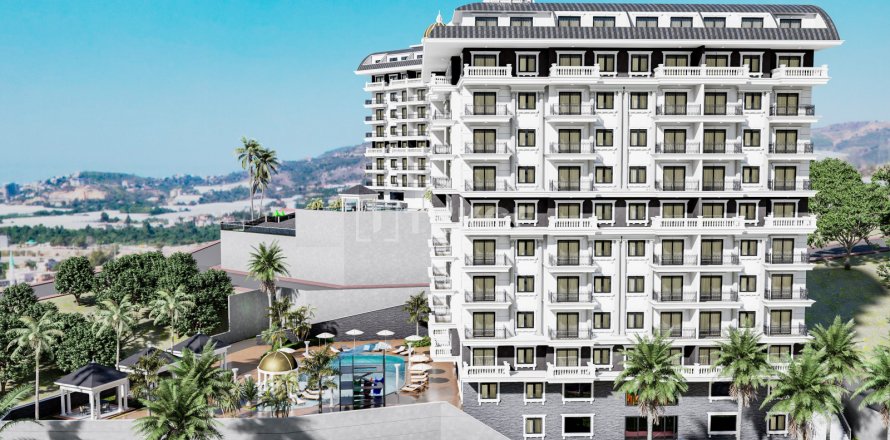 2+1 Takvåning  i Alanya, Antalya, Turkiet Nr. 185943