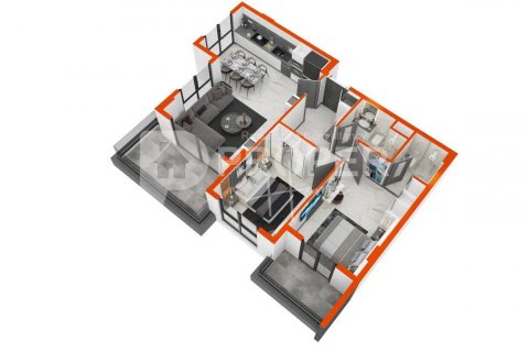 Продажа квартиры  в Каргыджаке, Аланье, Анталье, Турция 4 комн., 211м2, №183933 – фото 1