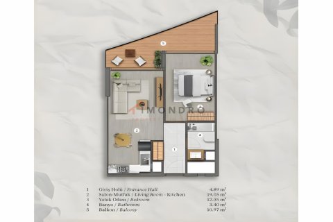 Daire  2+1  Beşiktaş, İstanbul, Türkiye №183927 - 25