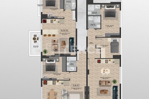 Продажа квартиры  в Аланье, Анталье, Турция 2+1, 117м2, №186712 – фото 6