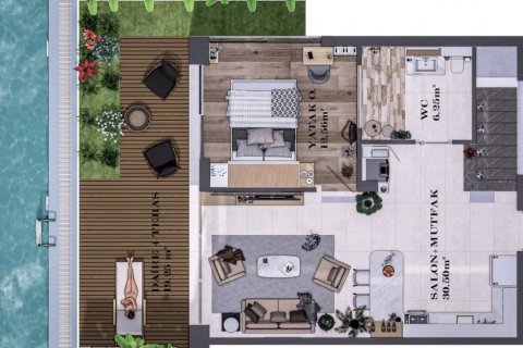 Продажа квартиры  в Искеле, Северный Кипр 3 комн., 95м2, №186449 – фото 15