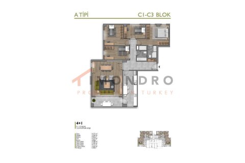 Продажа квартиры  в Башакшехире, Стамбуле, Турция 4+1, 192м2, №191359 – фото 8