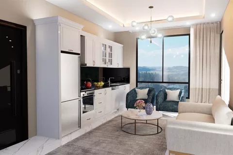 آپارتمان در  Avsallar ، ترکیه 1 خوابه ، 45 متر مربع.  شماره 189575 - 21