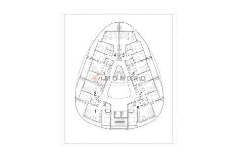 Daire  2+1  Gaziveren, Güzelyurt,  №184344 - 23