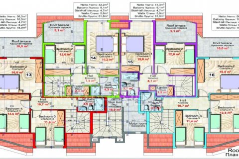 Продажа квартиры  в Газипаше, Анталье, Турция 1+1, 59м2, №189788 – фото 10
