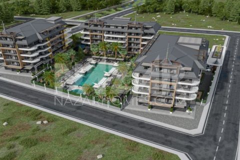 1+1 Lejlighed  i Alanya, Antalya, Tyrkiet Nr. 189789 - 8