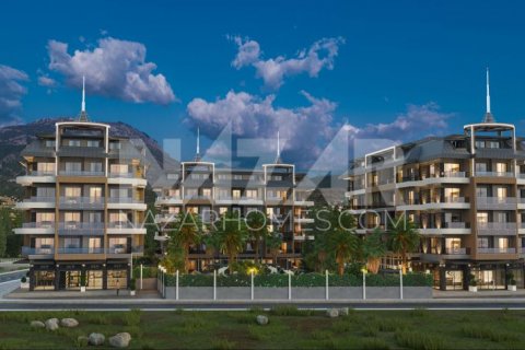 1+1 Lejlighed  i Alanya, Antalya, Tyrkiet Nr. 189789 - 11