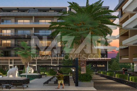 1+1 Lejlighed  i Alanya, Antalya, Tyrkiet Nr. 189789 - 22