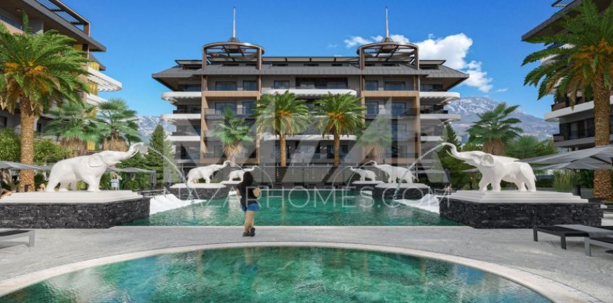 1+1 Lejlighed  i Alanya, Antalya, Tyrkiet Nr. 189789