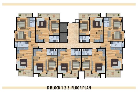 2+1 Lejlighed i Alanya, Antalya, Tyrkiet Nr. 181981 - 18