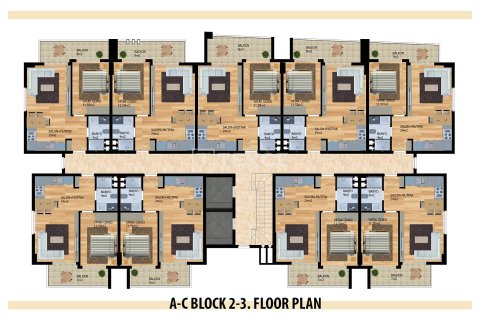 2+1 Lejlighed i Alanya, Antalya, Tyrkiet Nr. 181981 - 27