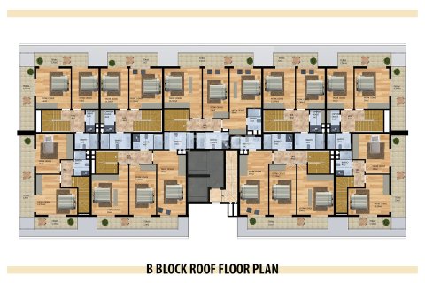 2+1 Lejlighed i Alanya, Antalya, Tyrkiet Nr. 181981 - 20