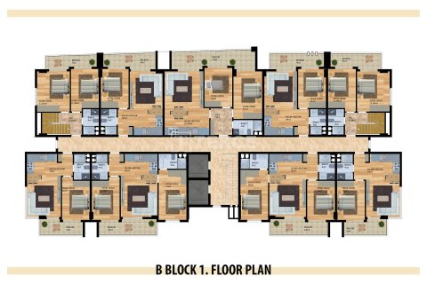 2+1 Lejlighed i Alanya, Antalya, Tyrkiet Nr. 181981 - 24