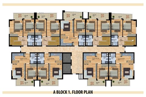 آپارتمان در Alanya ، ترکیه 1 خوابه ، 52 متر مربع. شماره 181979 - 29