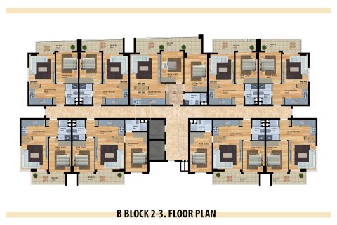 آپارتمان در Alanya ، ترکیه 1 خوابه ، 52 متر مربع. شماره 181979 - 23