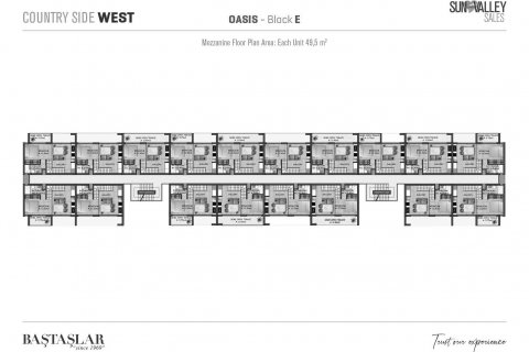 Daire Oasis Village 2+1,  №189071 - 4