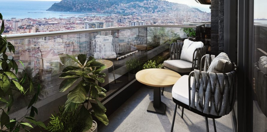 آپارتمان در  Alanya ، ترکیه 45 متر مربع.  شماره 193040